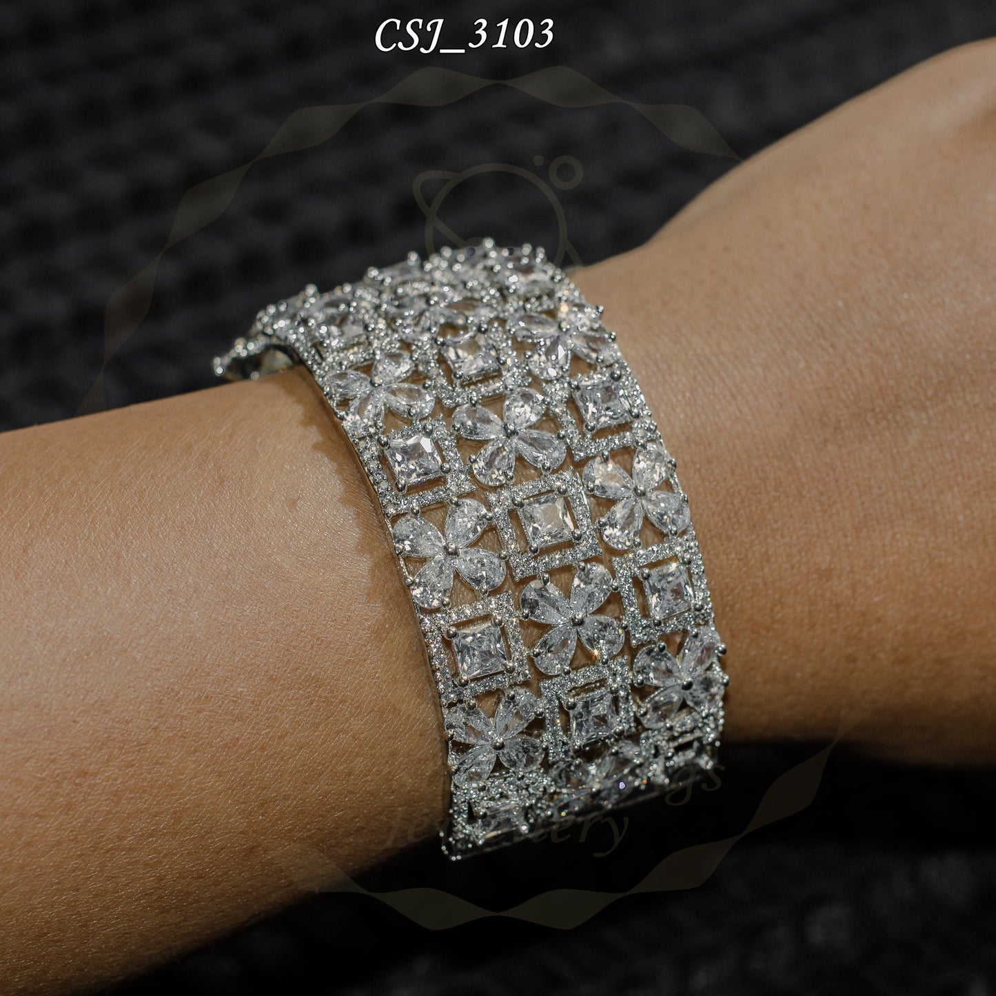 Crystal Grid Elegance AD Bracelet