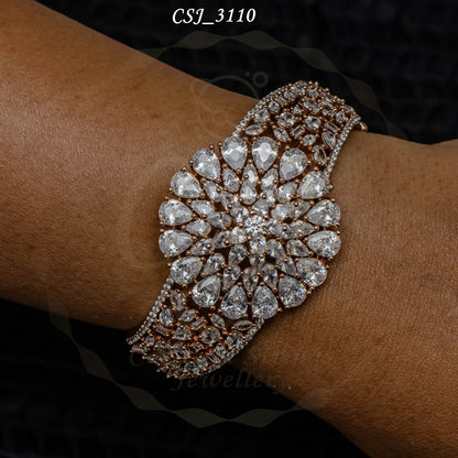 Golden Radiance Cluster AD Bracelet