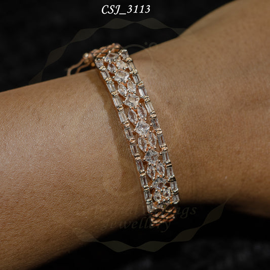 Lattice Light Crystal Bracelet