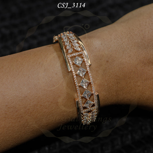 Crisscross Crystal Elegance AD Bracelet