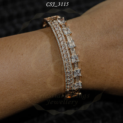 Contemporary Classic Crystal AD Bracelet