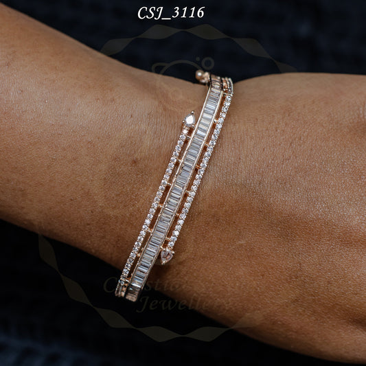 Dual Harmony Crystal AD Bracelet