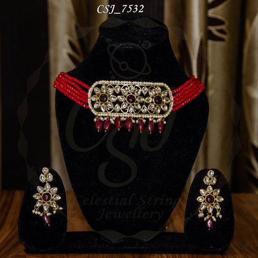 Kundan Choker with Moti